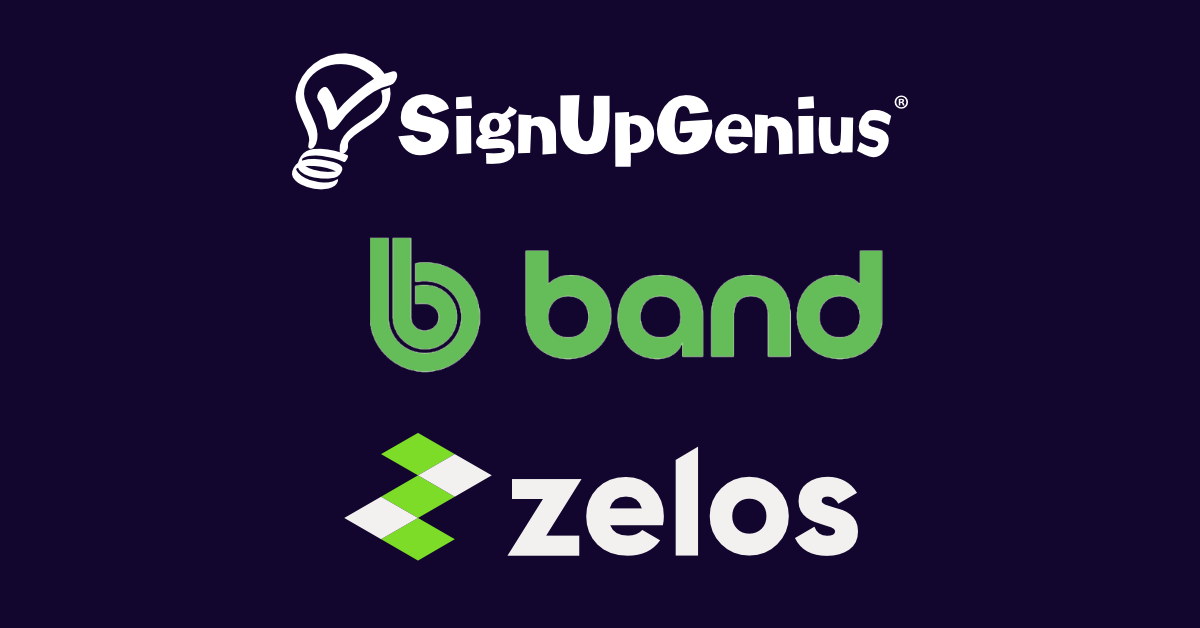 SignUpGenius vs BAND app vs Zelos: 2026 comparison