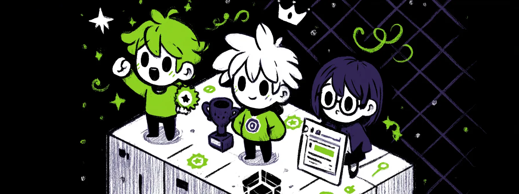 Team gamification for work that happens in the real world