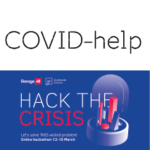 Banner for the COVIDhelp project at HackTheCrisis