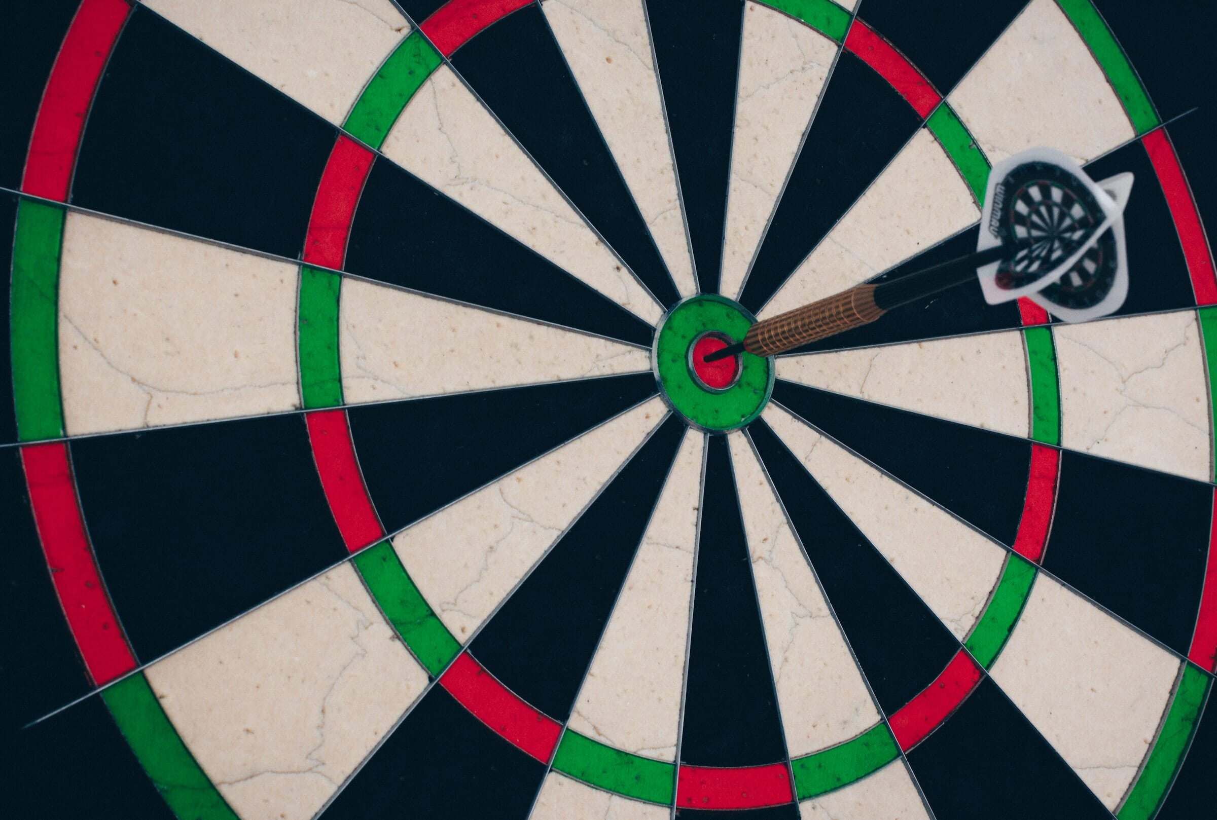 Image of a dartboard to illustrate sharp message delivery