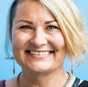 Close up portrait of Ave-Gail Kaskla-Kuprys, CEO of Võõras Sõber
